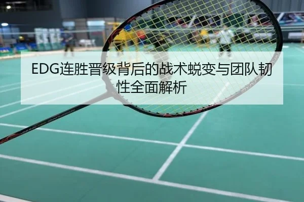 EDG连胜晋级背后的战术蜕变与团队韧性全面解析